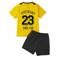 Borussia Dortmund Emre Can #23 Hjemmebanesæt Børn 2022-23 Kortærmet (+ Korte bukser)